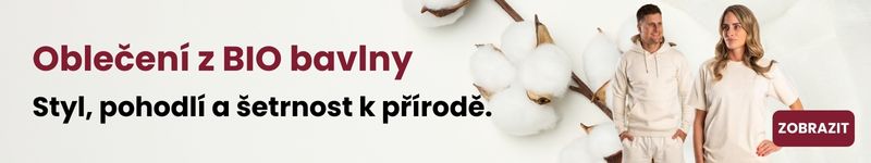 Banner Oblečení z BIO bavlny
